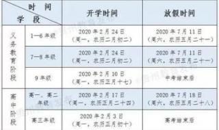 贵州开学时间最新消息