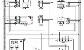 楼宇对讲系统接线图
