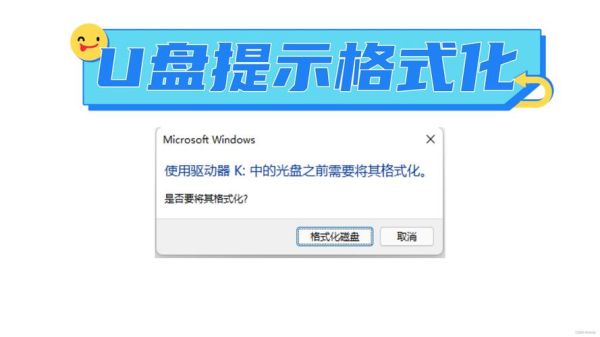 u盘提示格式化怎么办 u盘读不出来了怎么修复